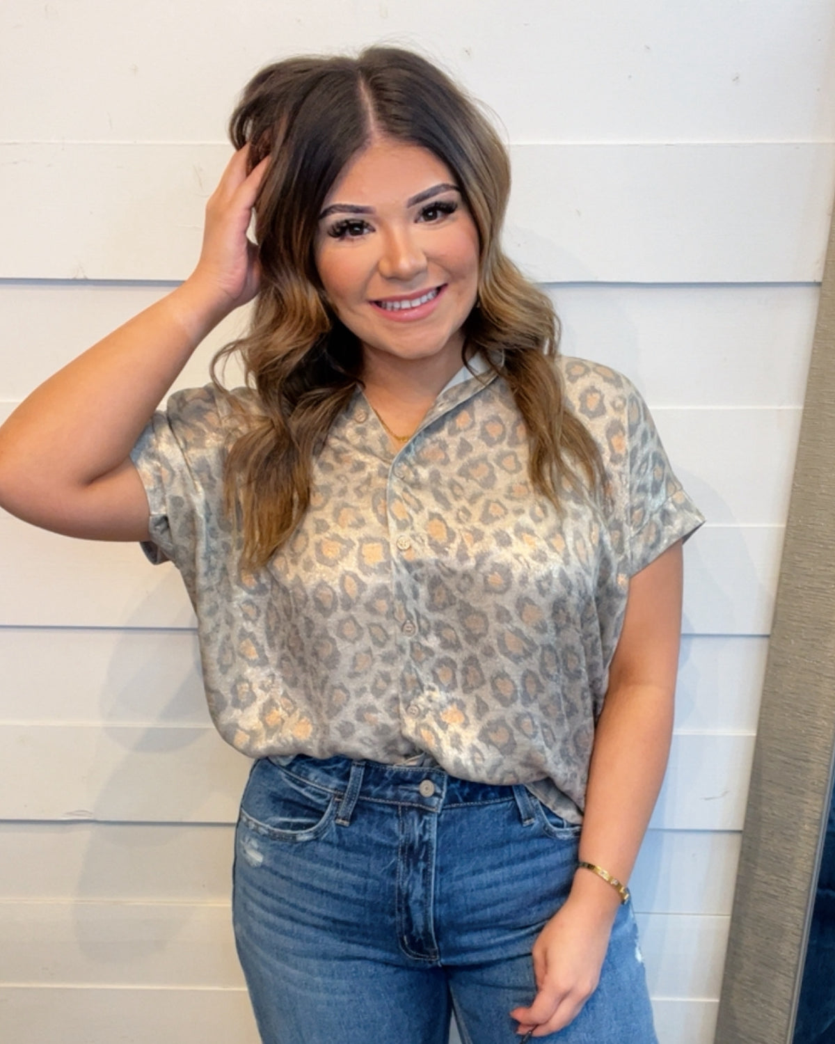 Trendiest in Leopard Blouse