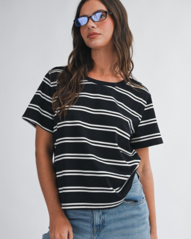 Playful Evenings Stripe tee