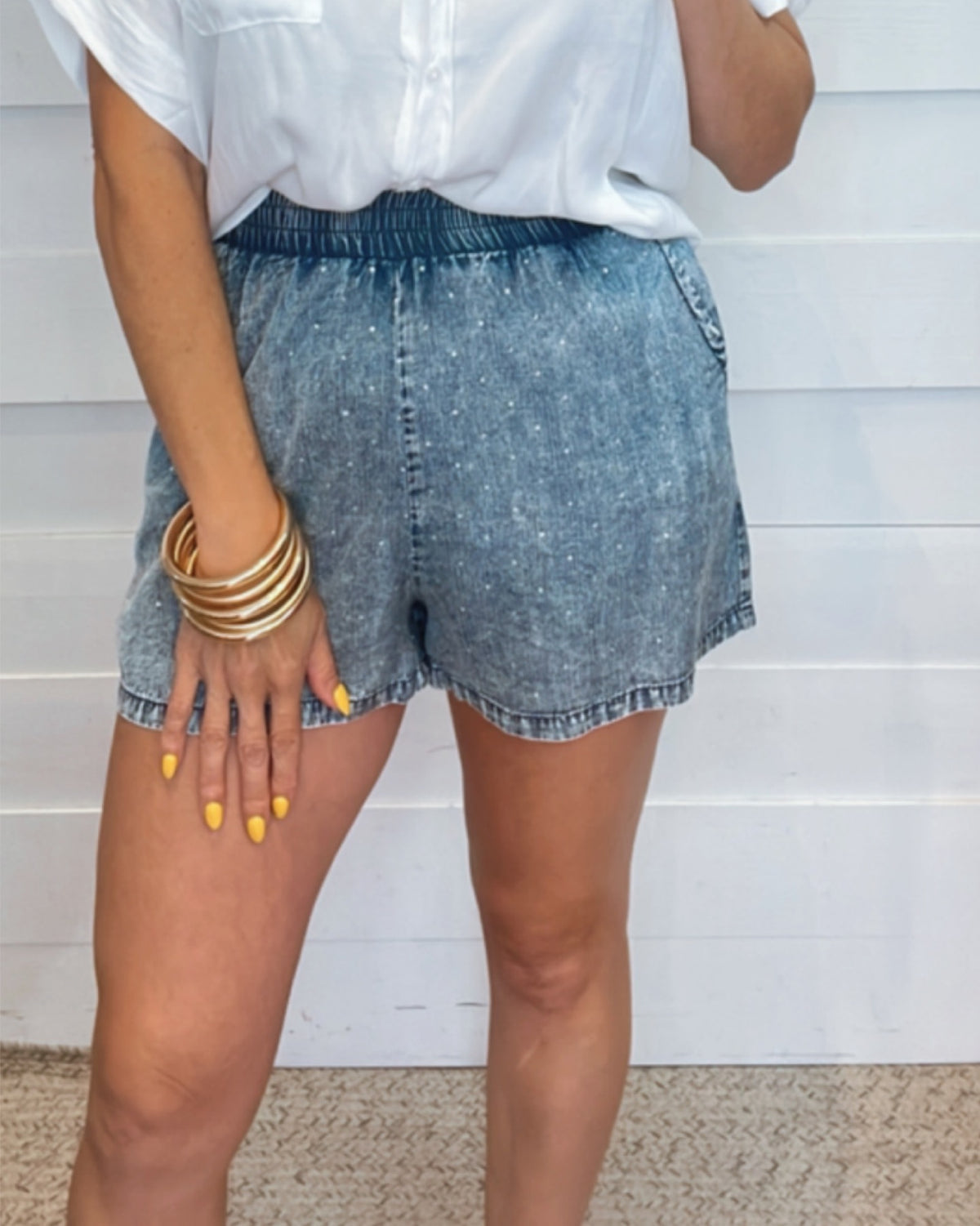 Rhinestones & Denim Short/ final purchase