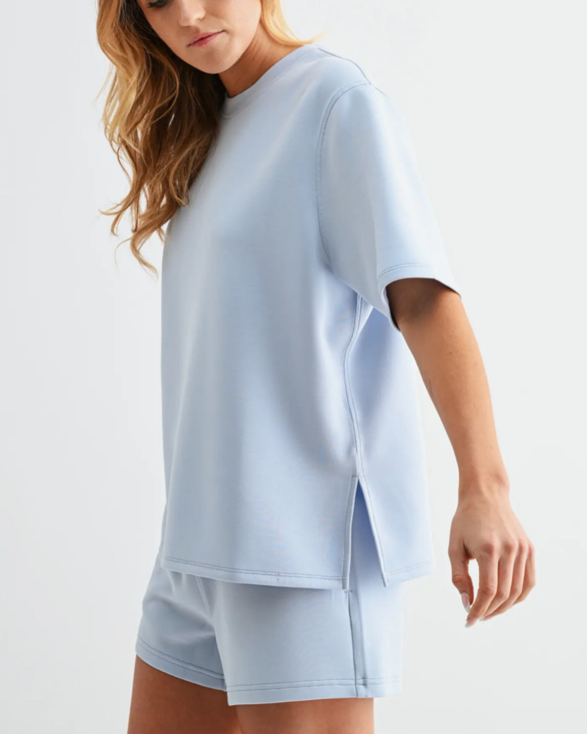 Luxe Sand Soft Lounge Set in Halogen Blue