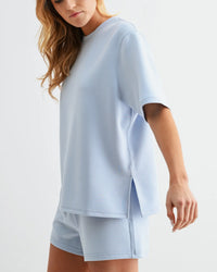 Luxe Sand Soft Lounge Set in Halogen Blue