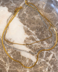 Two Tone Layered Necklace