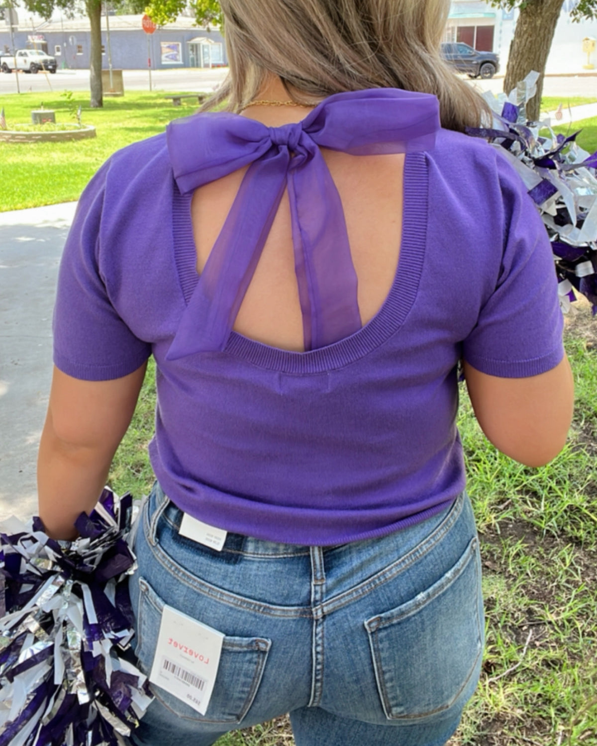 Cutie Top In Team Purple