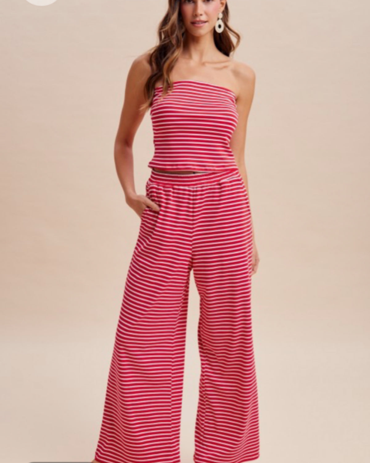 Stripes Vacation Set in RED