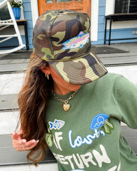 Trout Camo Foam Trucker Hat