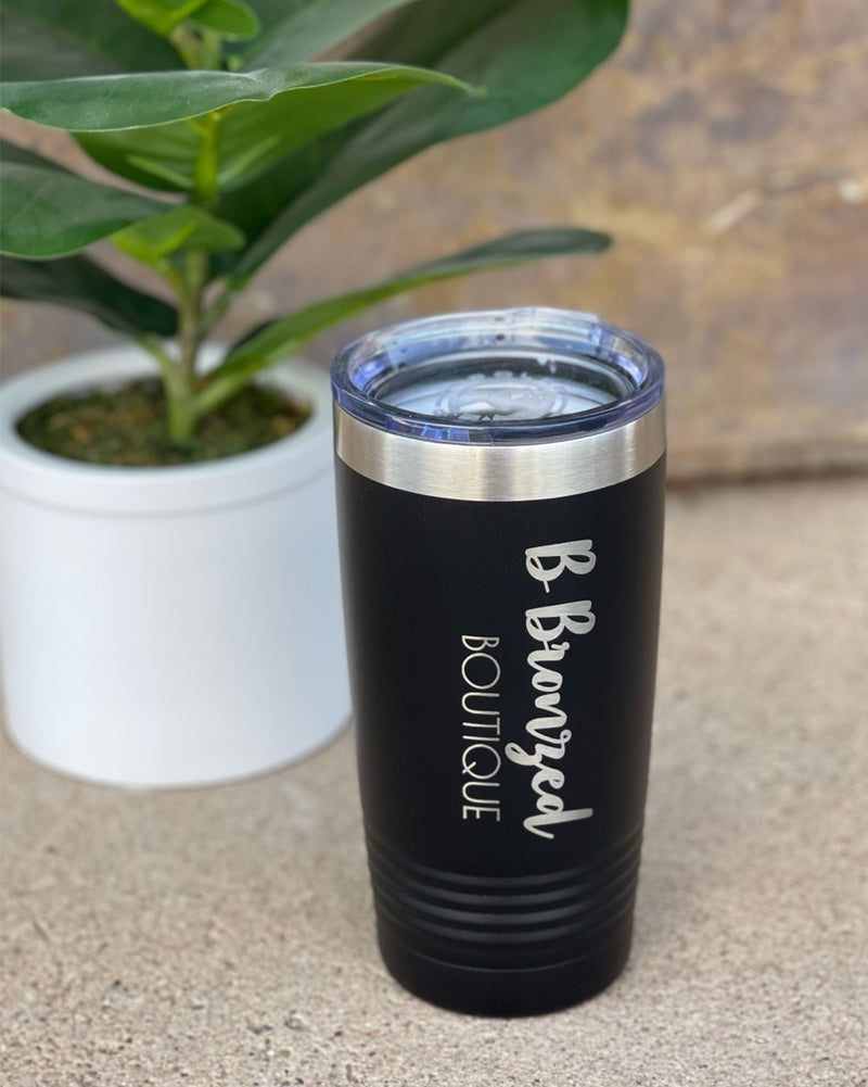 B Bronzed Boutique Tumbler