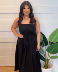 Downtown Darling BLACK Tube Midi