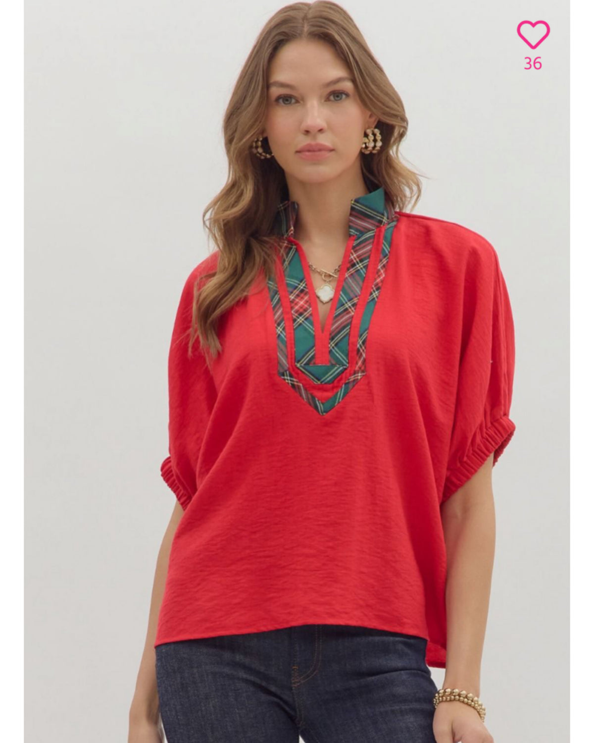 Festive all the Way Blouse in PLUS