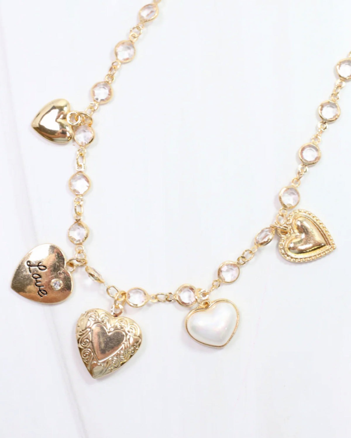 Mix it Up Heart Charm Necklace