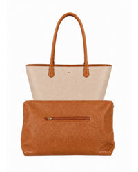 Brooke's Reversible Shoulder Bag in CHOCOLATE