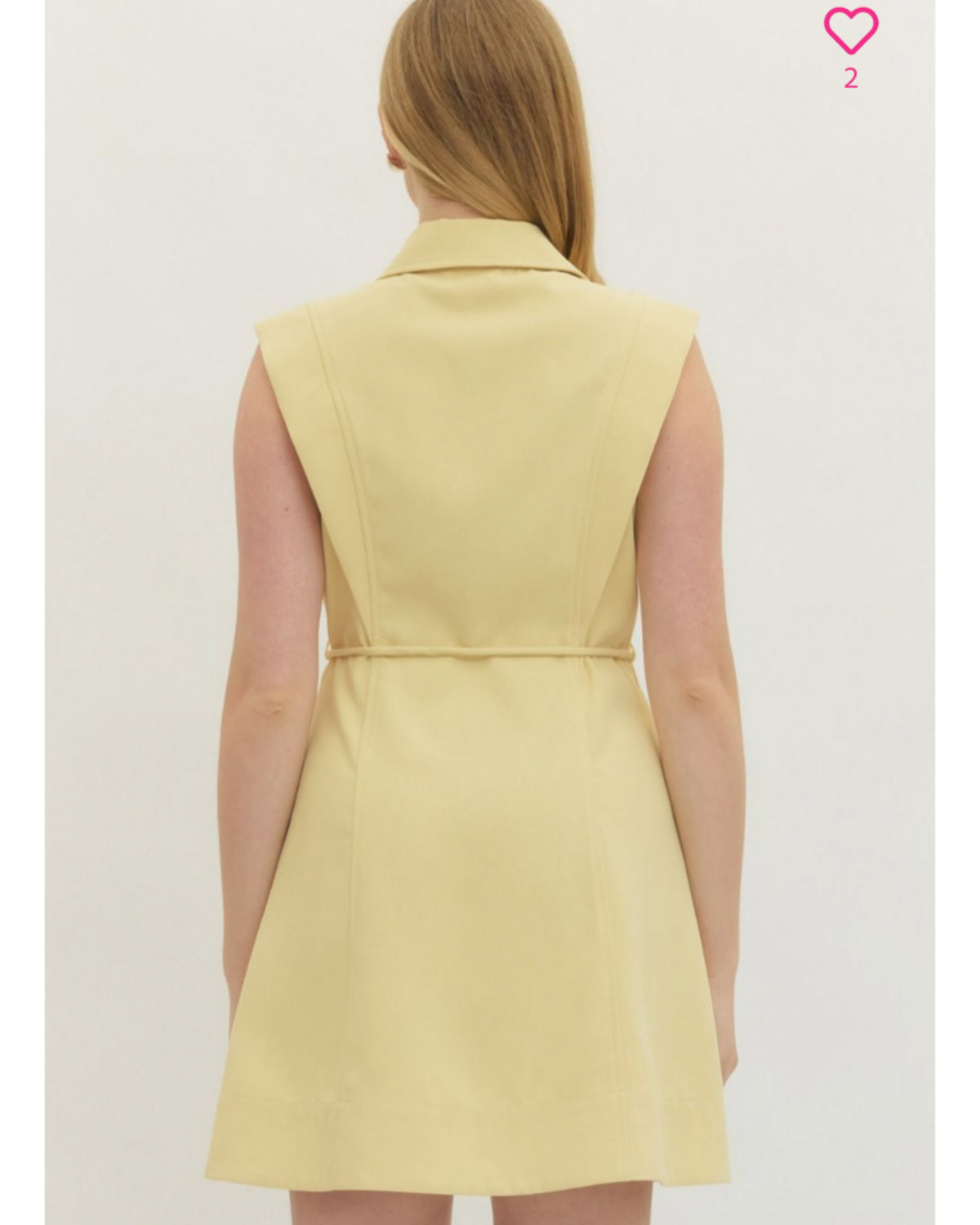 Feminine Fresh Dress in Lemon