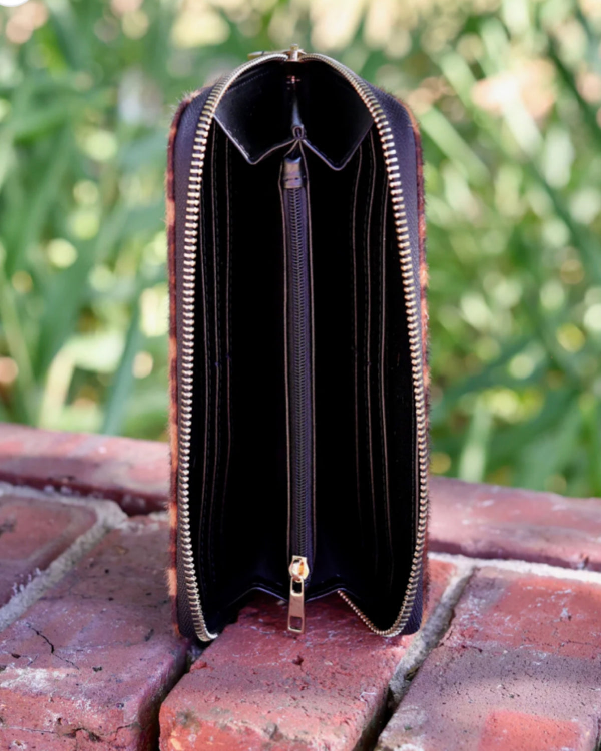 Penelope Wallet in Spotted Saddle