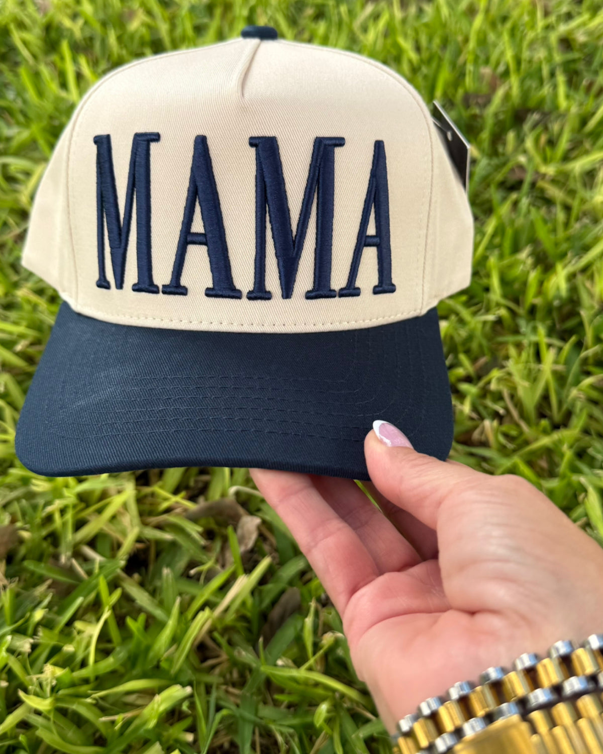 MAMA navy Hat
