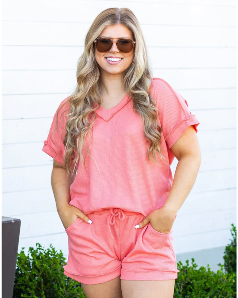 Summer Breeze Set in Coral