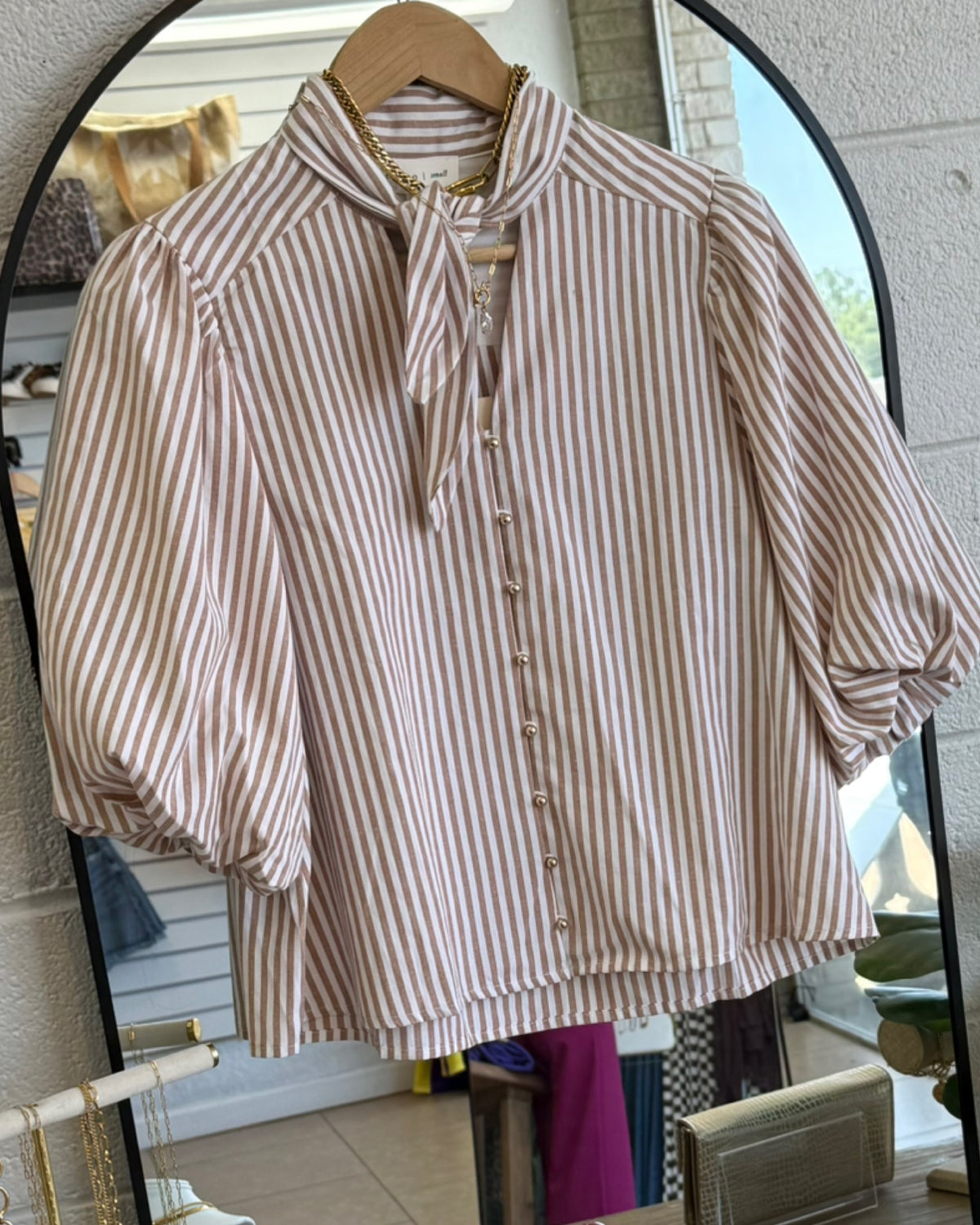 Brunch at the Albert Ivory Blouse