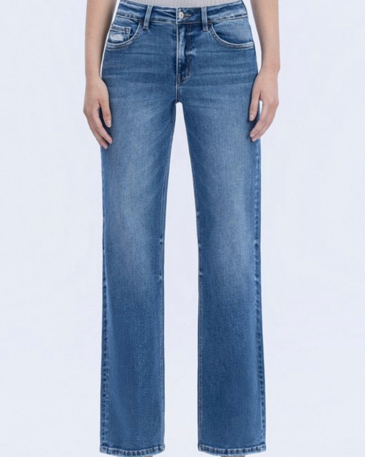 Ailieeh Super High Rise Wide Jean