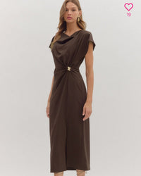 Eternal Elegance Night Dress in Coco