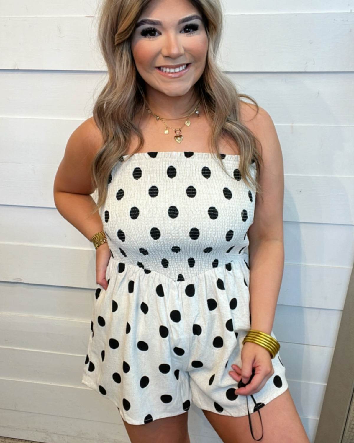For the Love of Polka-Dots Romper