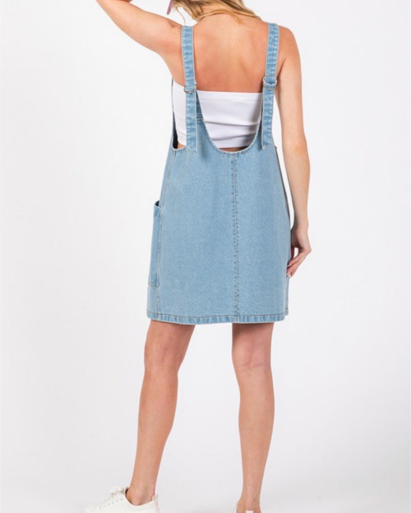 Denim High roller Skirt/ Dress