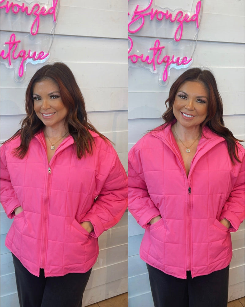 Hot Pink Bunny Slopes Jacket