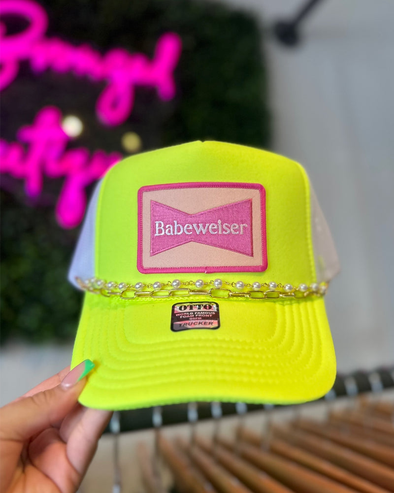 Trucker Hat Neon Yellow