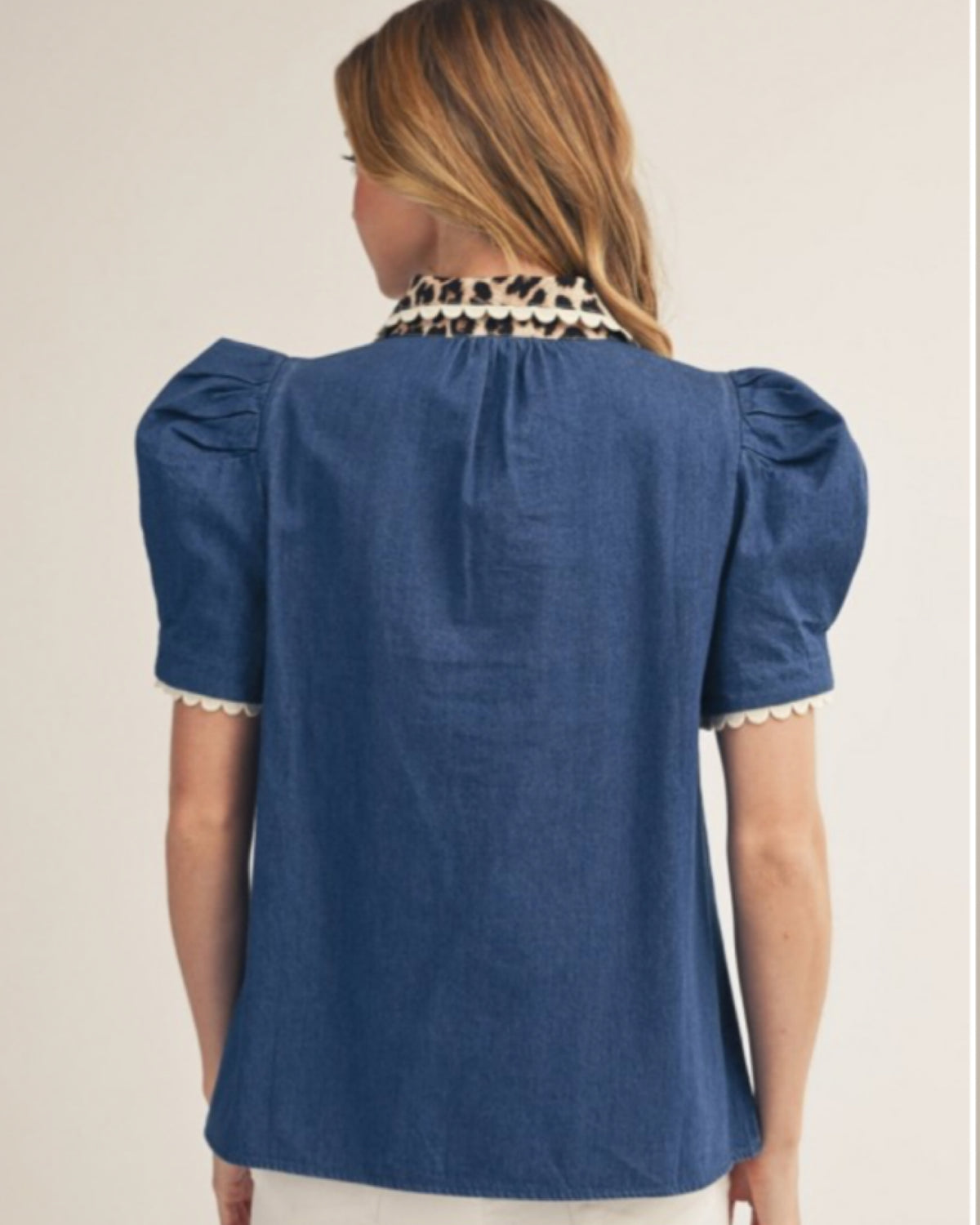 Wild in Denim Blouse