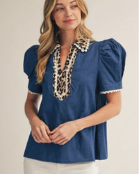 Wild in Denim Blouse