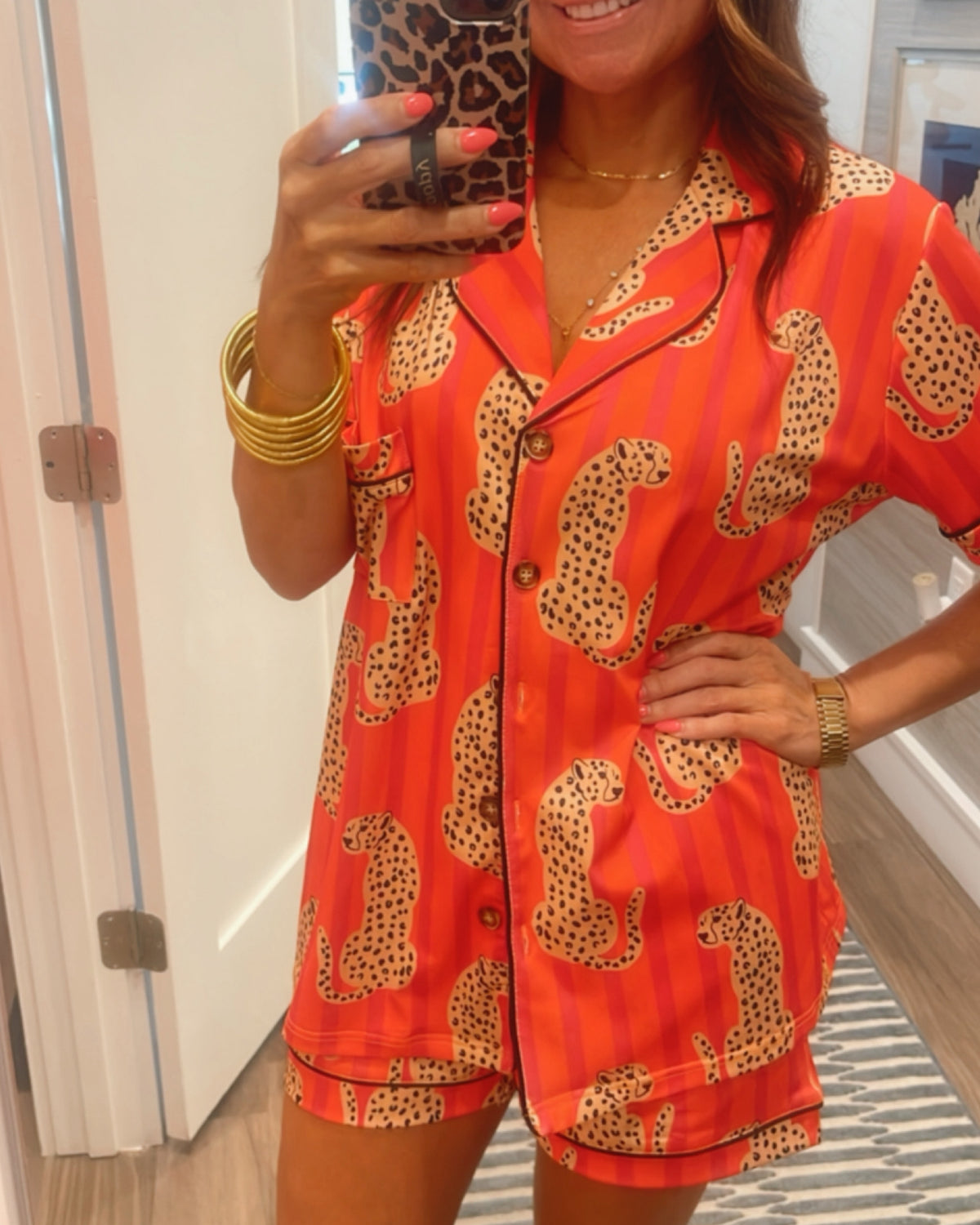 Luxe Cheetah PJ Set
