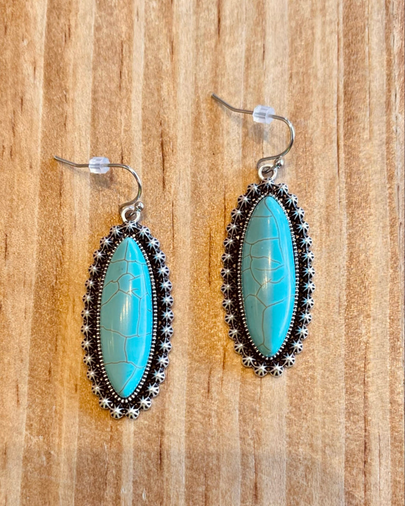 Riding Turquoise Earrings